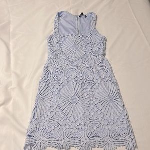 Powder Blue, sleeveless dress, perfect for a special occasion.